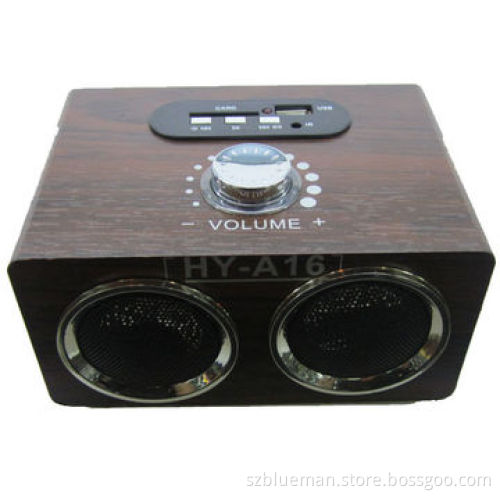 Wooden speaker